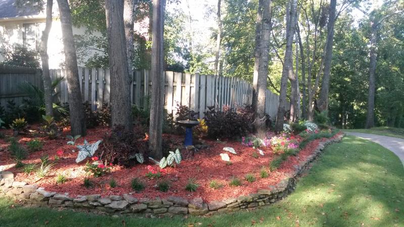 Landscape and garden project completed by Robinson Inc